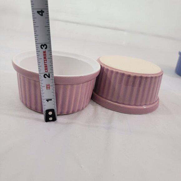 Porcelain Ramekin Dessert Butter Gravy Bowls Set of 4 - Made in France - Picture 14 of 16